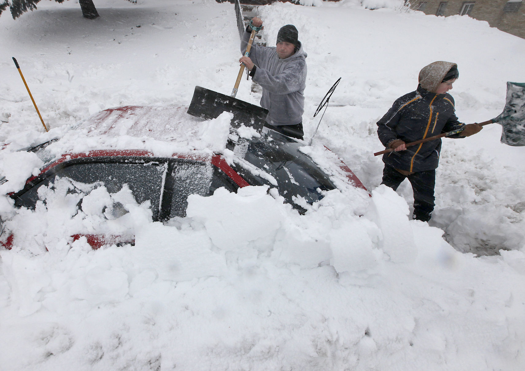 Scene from December 2012 blizzard